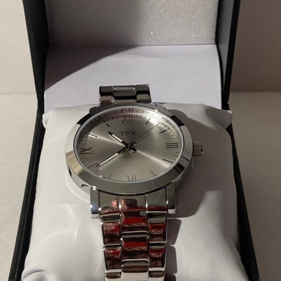 Vintage Metal TFX Watch, Time Piece, Clock, Wrist Watch, Fashion, Accessory, Qua - Picture 5 of 5